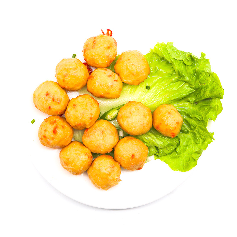 海欣爆汁香辣鱼果2.5kg装 火锅豆捞关东煮麻辣烫食材丸子鱼丸