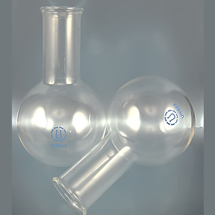 玻璃圆底烧瓶平底玻璃烧瓶短颈500ml普通口烧瓶厂家