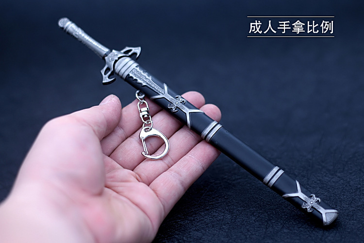 陈情电视剧周边情侣饰品 薛洋降灾剑剧场版合金武器模型22cm