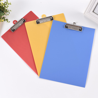 a4塑料糖果色板夹 a4会议开会合同本夹 多功能写字文件夹logo印刷