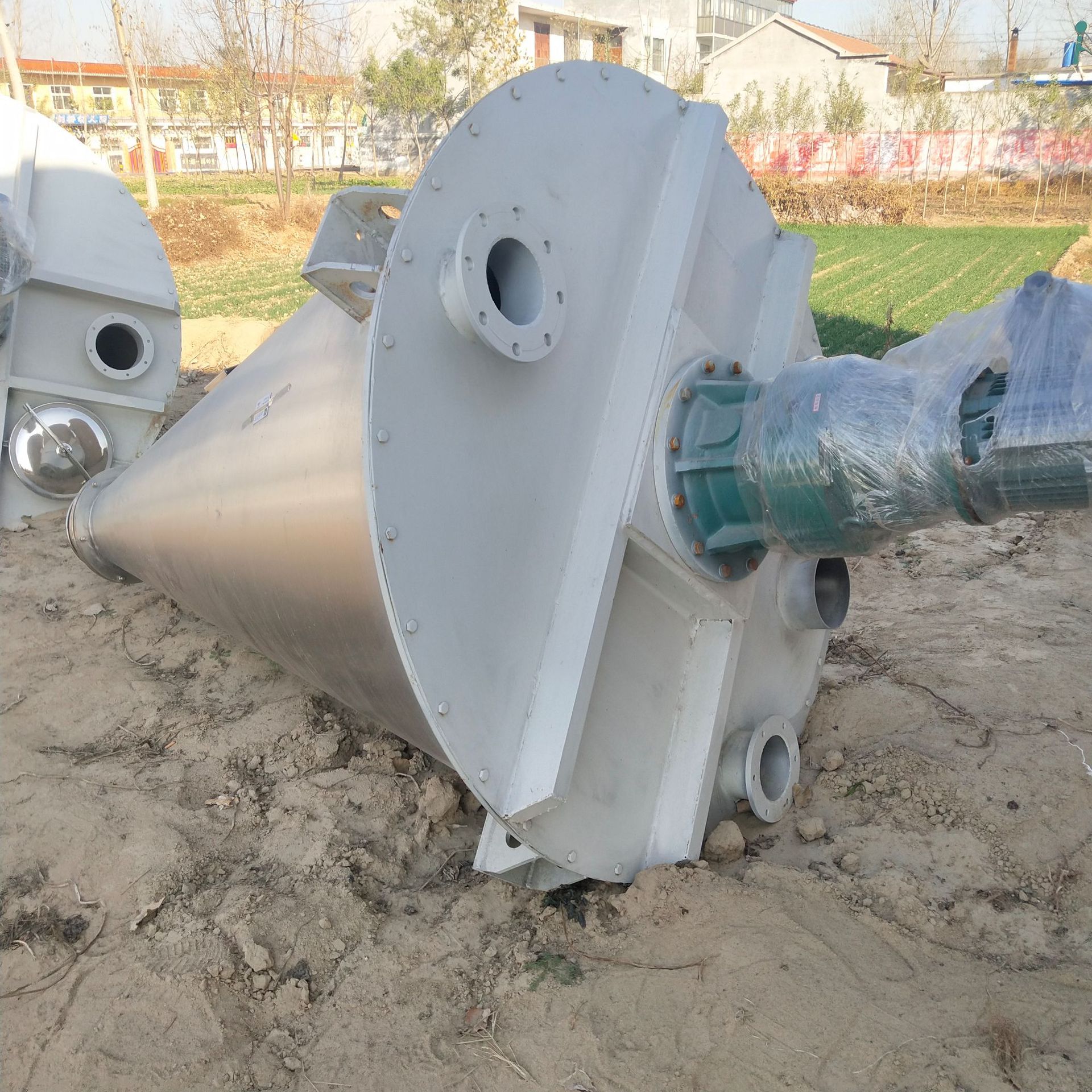 二手锥形混合机哇双螺旋锥形混合机干粉颗粒混合机不锈钢混合机