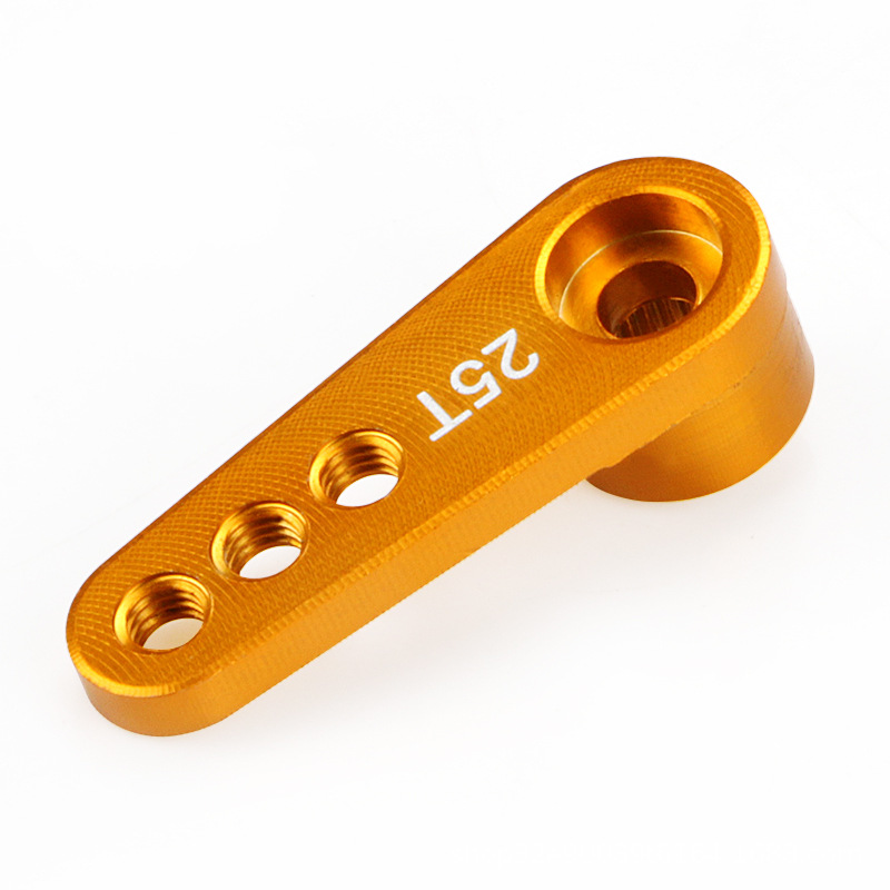 攀爬车25t转向摆臂futaba jx mg995 996标准数字舵机铝合金属摆臂