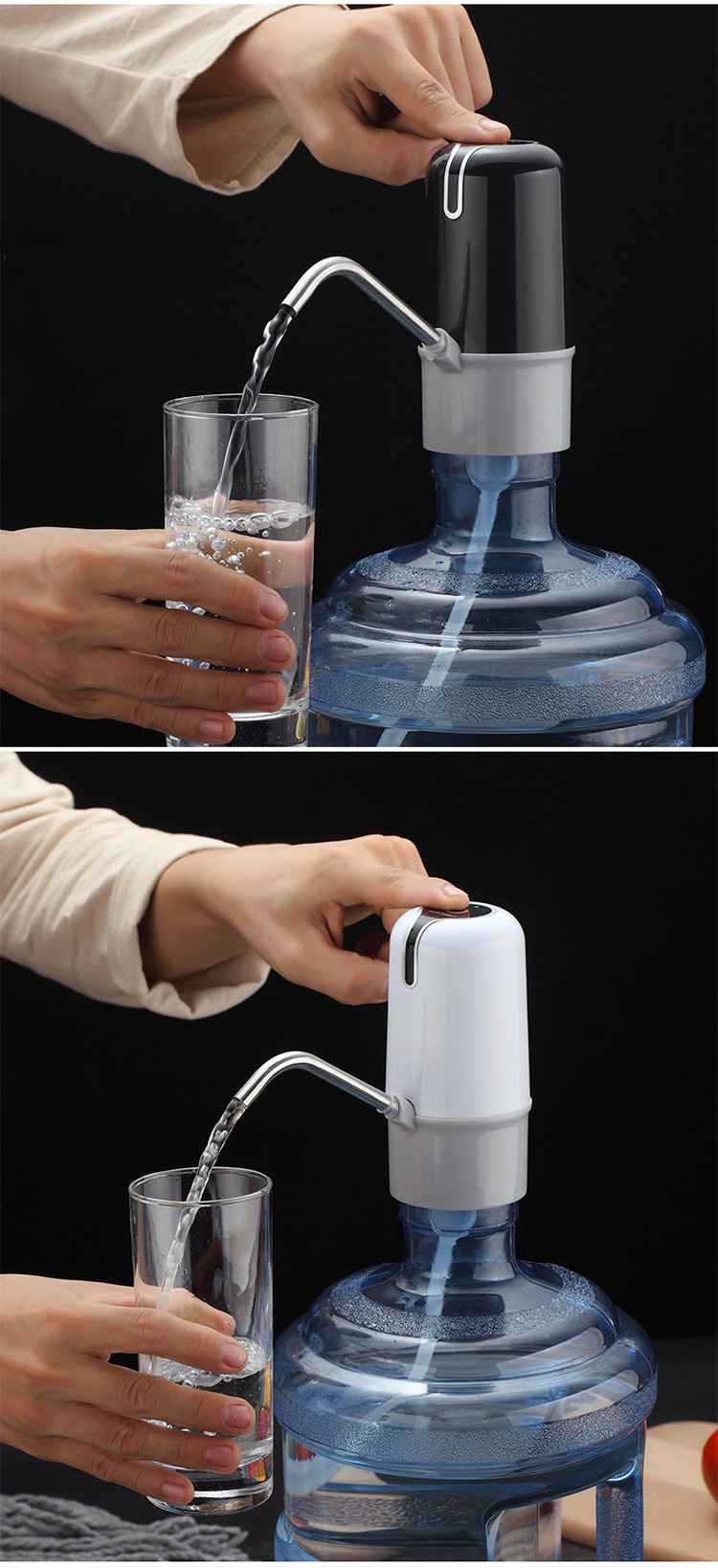 家用桶装水抽水器纯净水桶压水器智能电动吸水器自动水泵厂家直销