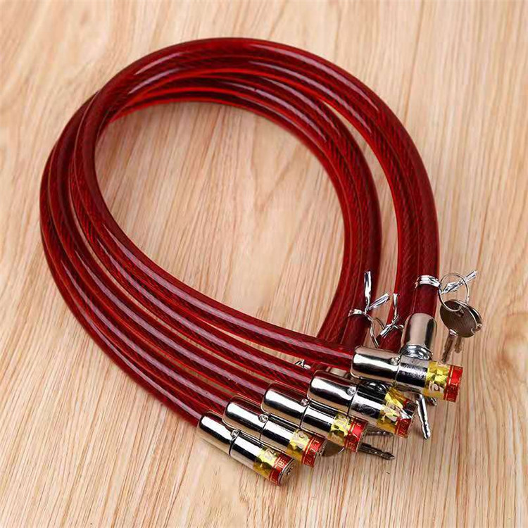 钢丝软锁 摩托车电动车可用 10元五金百货批发