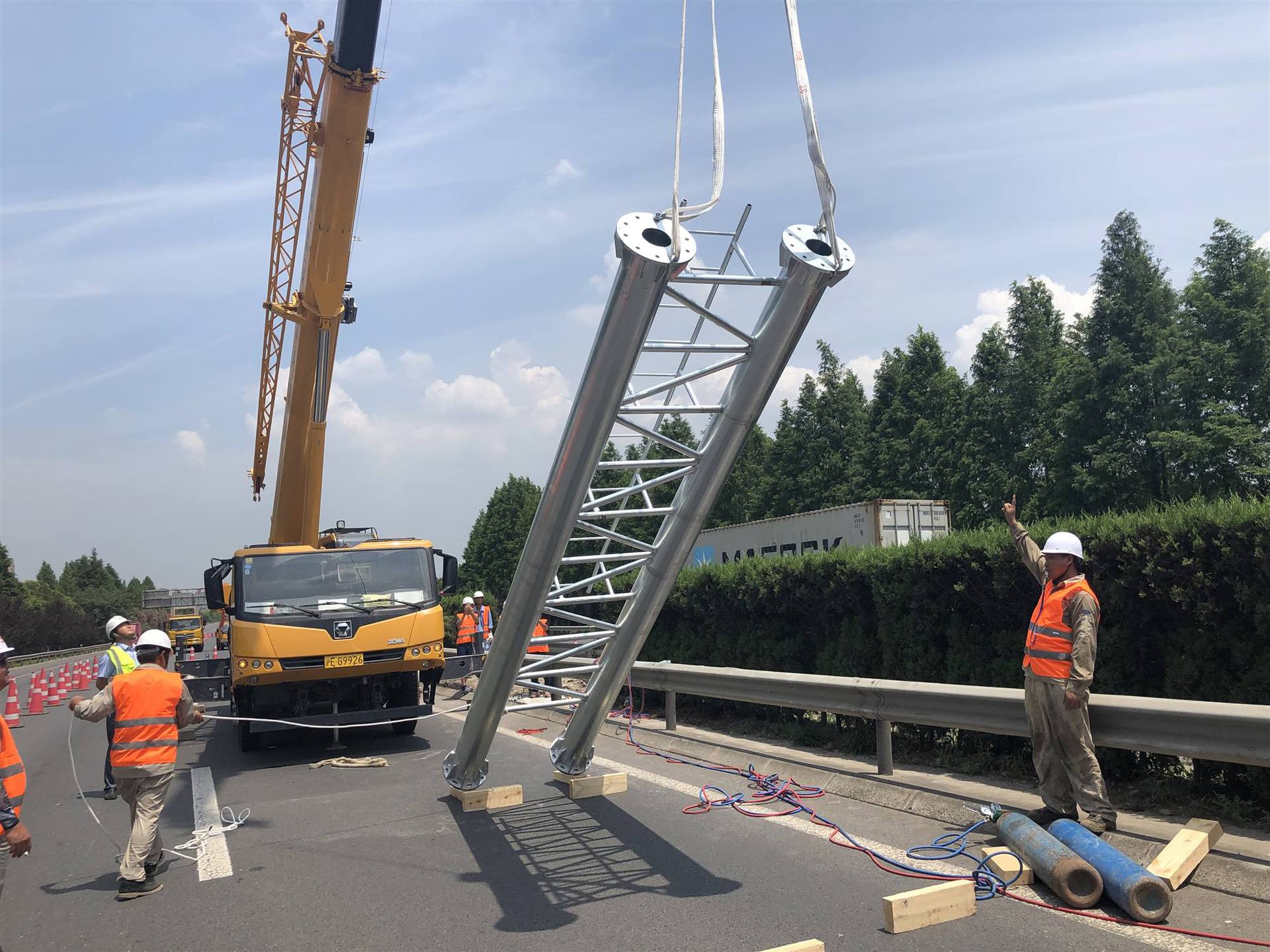 厂家直销 高速公路龙门架 限高杆 etc门架etc门架收费系统