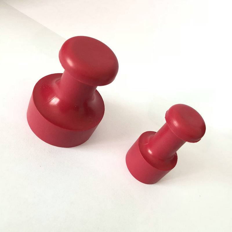 红色圆形印章 红胶刻章印章料批发 塑料带柄印章 支持刻字