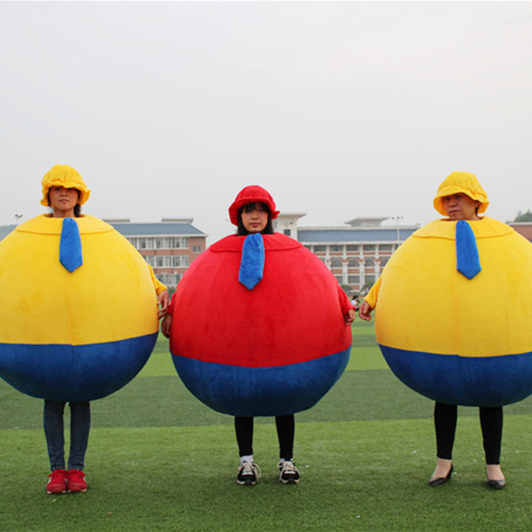 卡通人偶服装足球篮球定制奔跑吧胖胖球道具肥肥服游戏表演服装