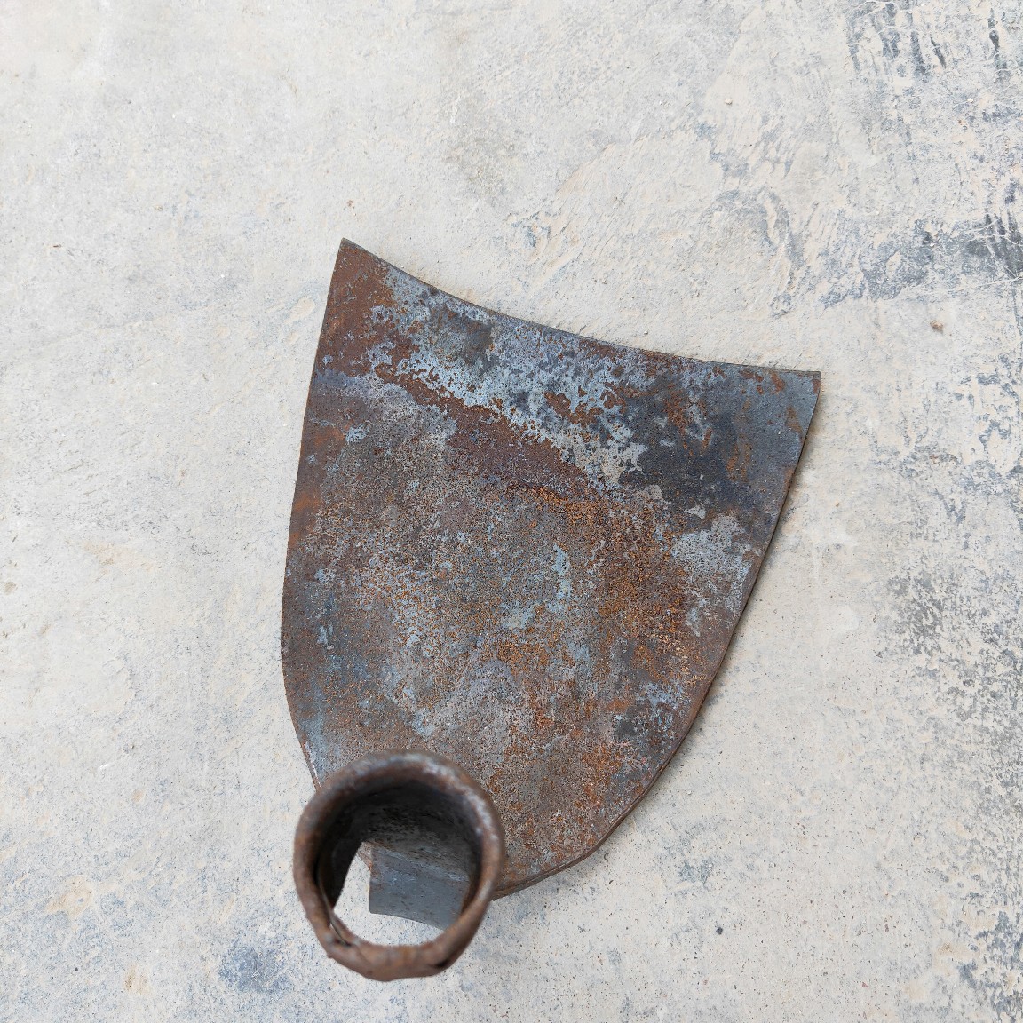 手工一体锻打螺纹钢园林草耙工地沙耙平口铁耙头部农具除草工具