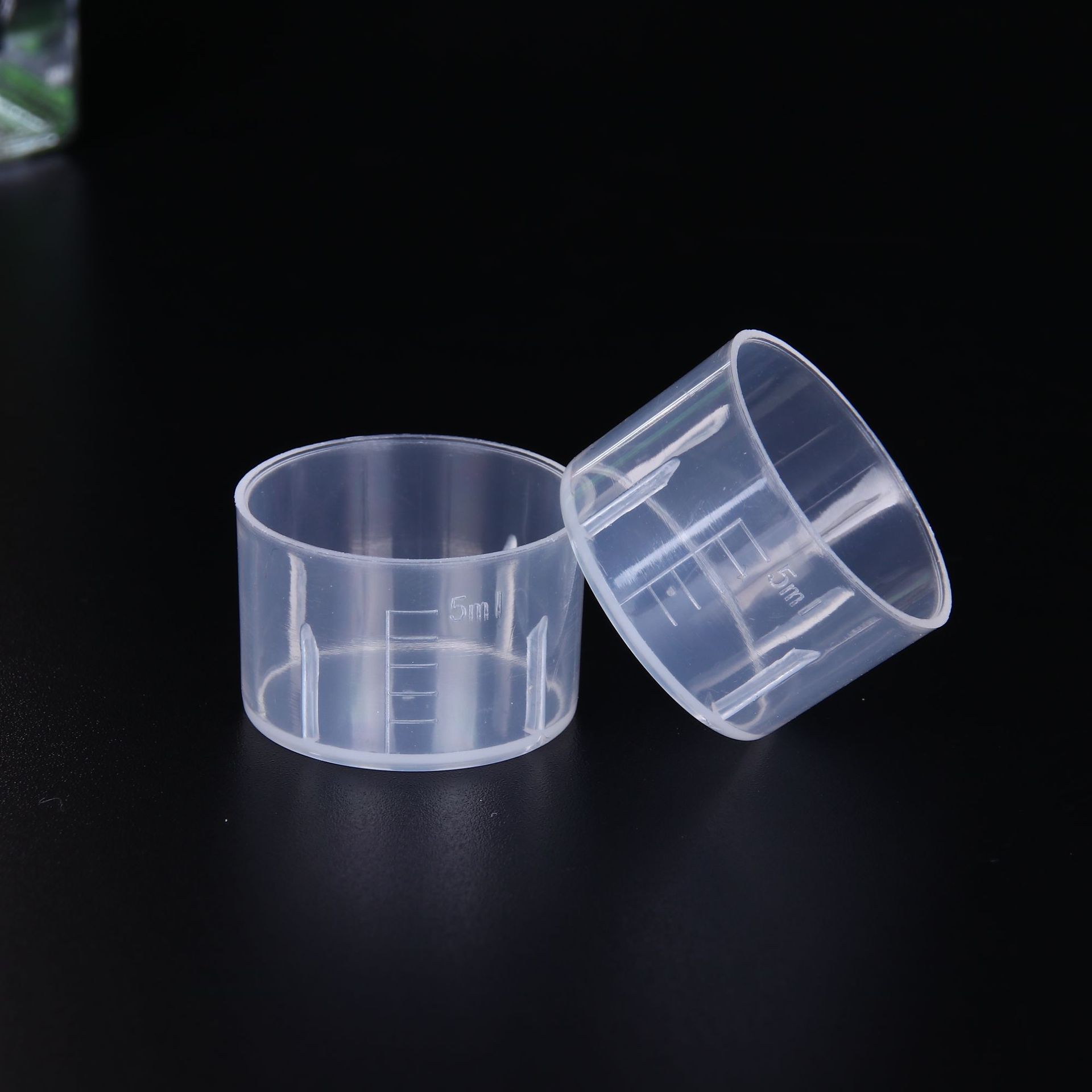 5ml塑料量杯 5毫升pp烧杯 透明塑料杯 带刻度实验量杯