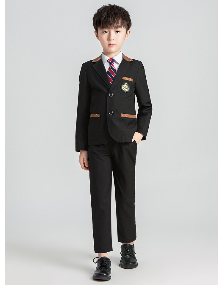 小学生校服_小学生秋季校服定制儿童西装英伦学院风幼儿园男女童西服