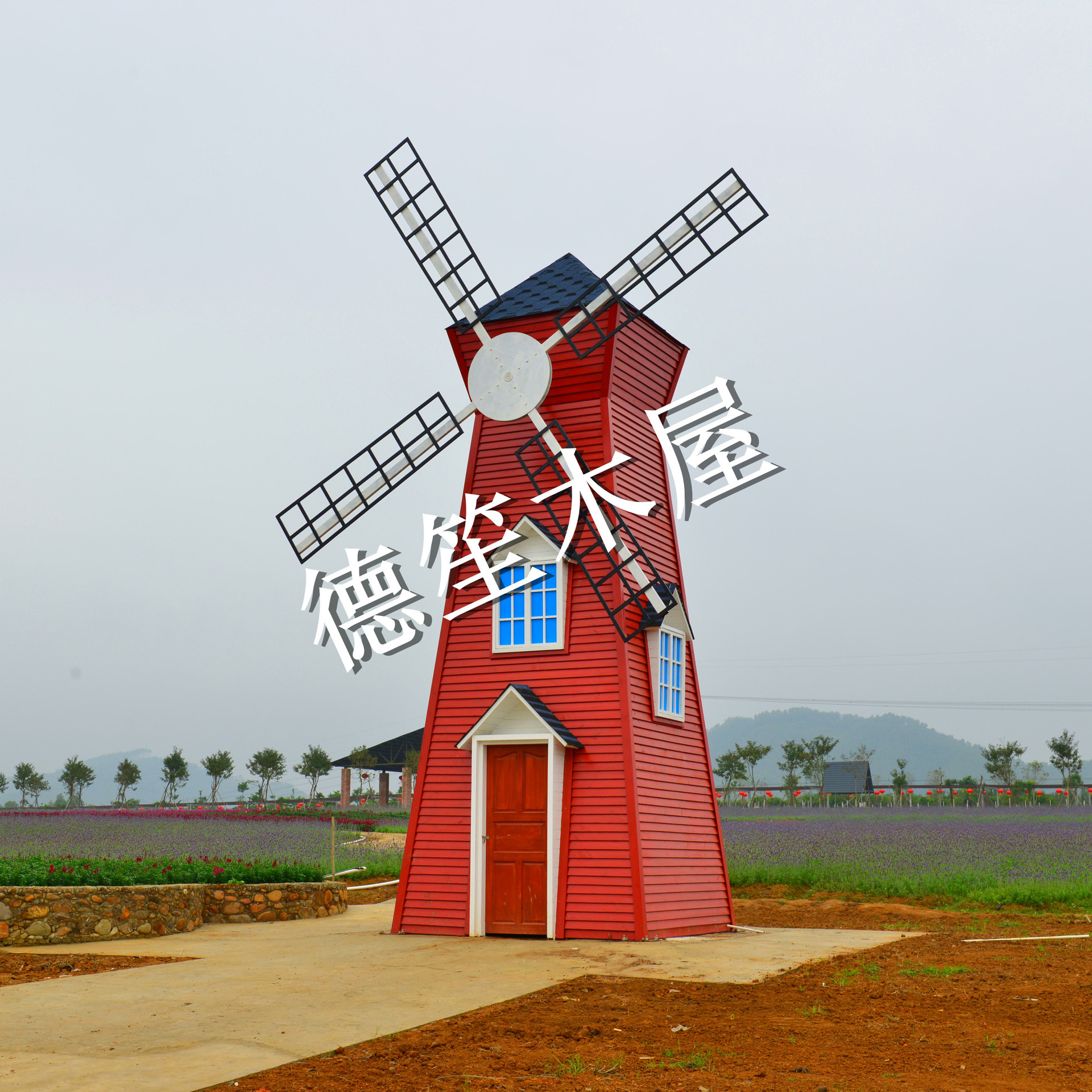 0 标签:景观实木风车防腐木风车景区风车风车定制