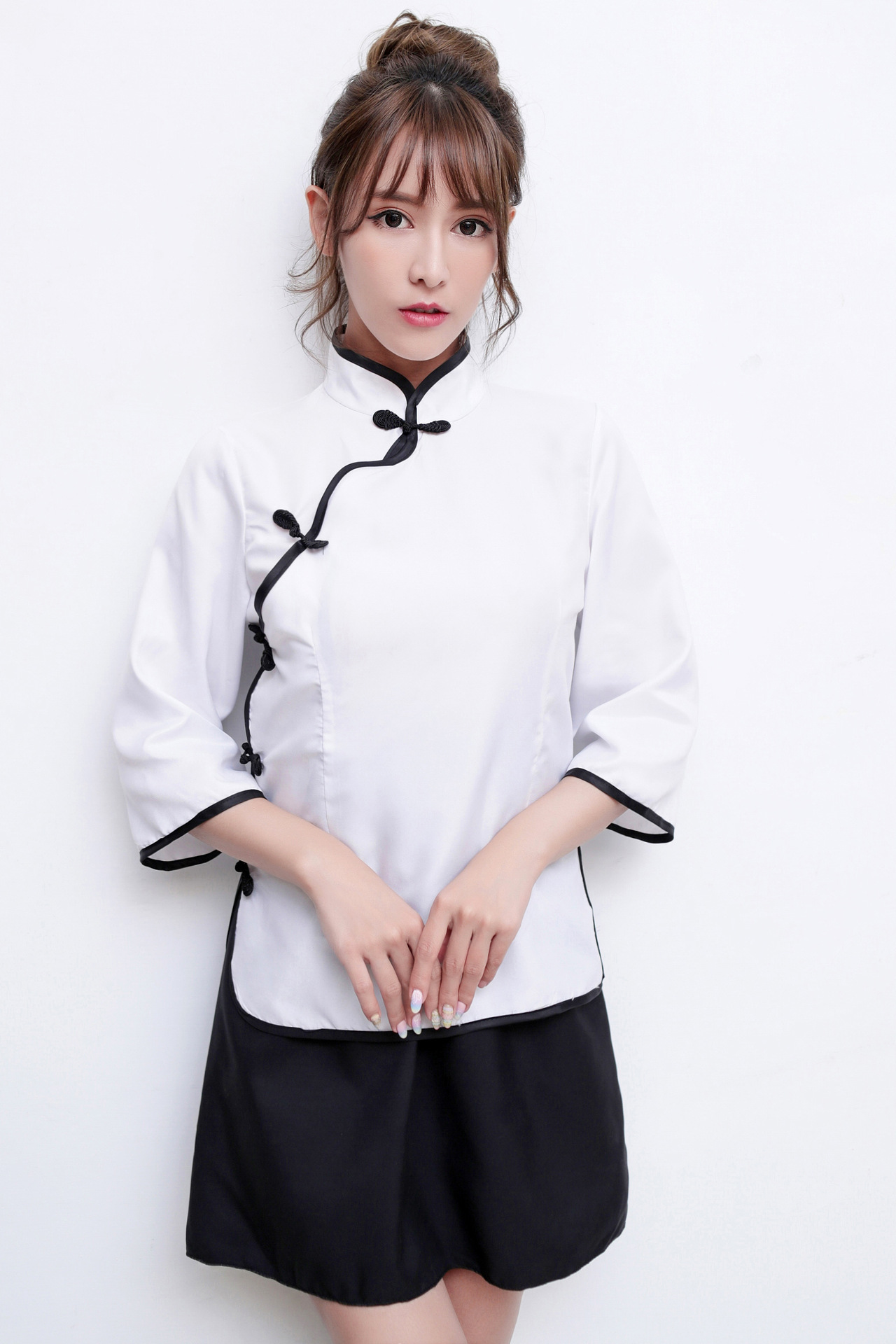 新款女装民国服五四学生装毕业装演出礼服表演服情趣套装8237