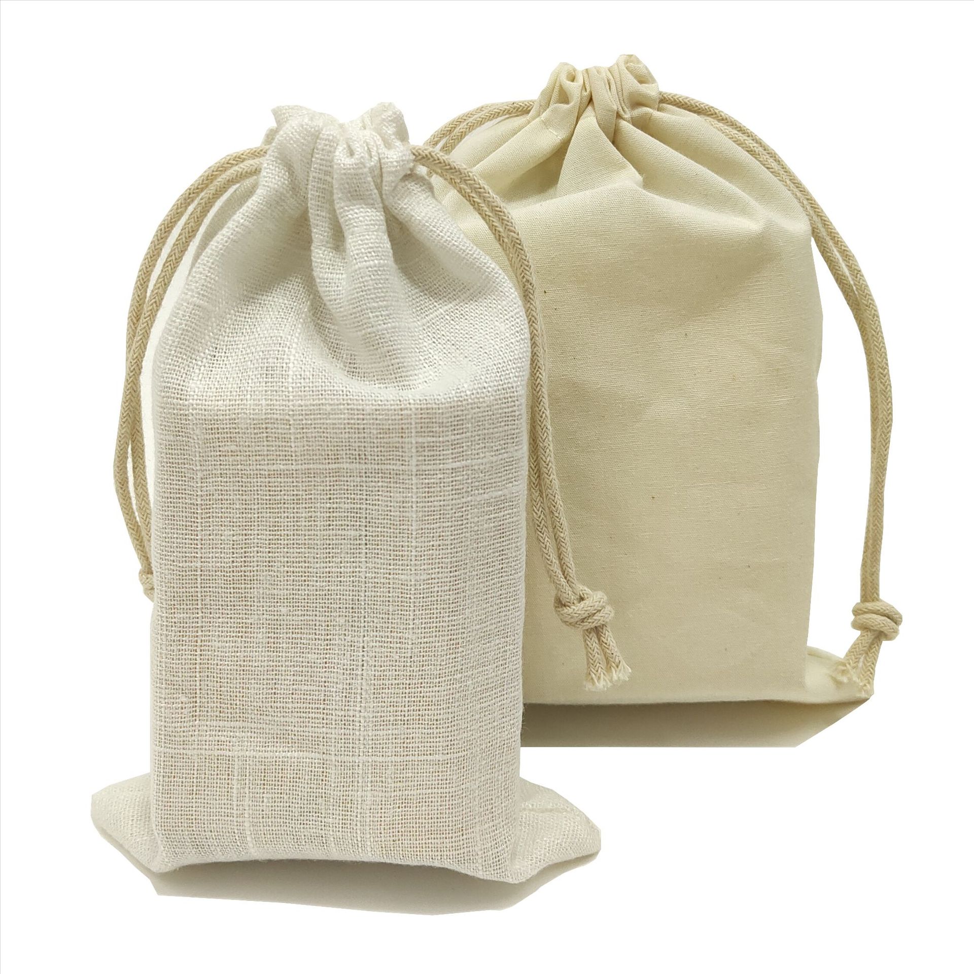 厂家直销 定制麻布袋束口袋抽绳袋 定做棉麻袋亚麻袋纯色可印loog