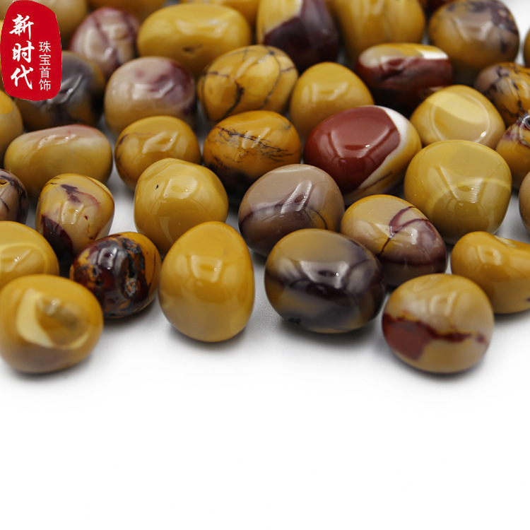 厂家直销天然蛋黄石不定形摆件 水晶碎石大颗粒能量石矿石