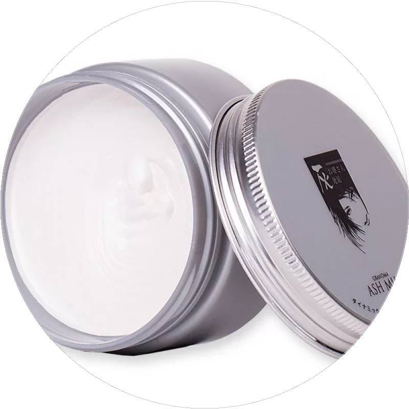 奶奶灰发蜡染色灰色发泥白银色男士彩色爷爷有色颜色一次性染发膏