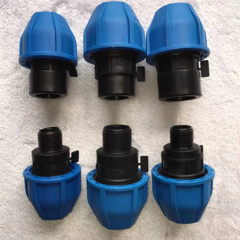 pe快接直接卡套卡接五金pe塑料自来水给水管快速接头水暖管材管件