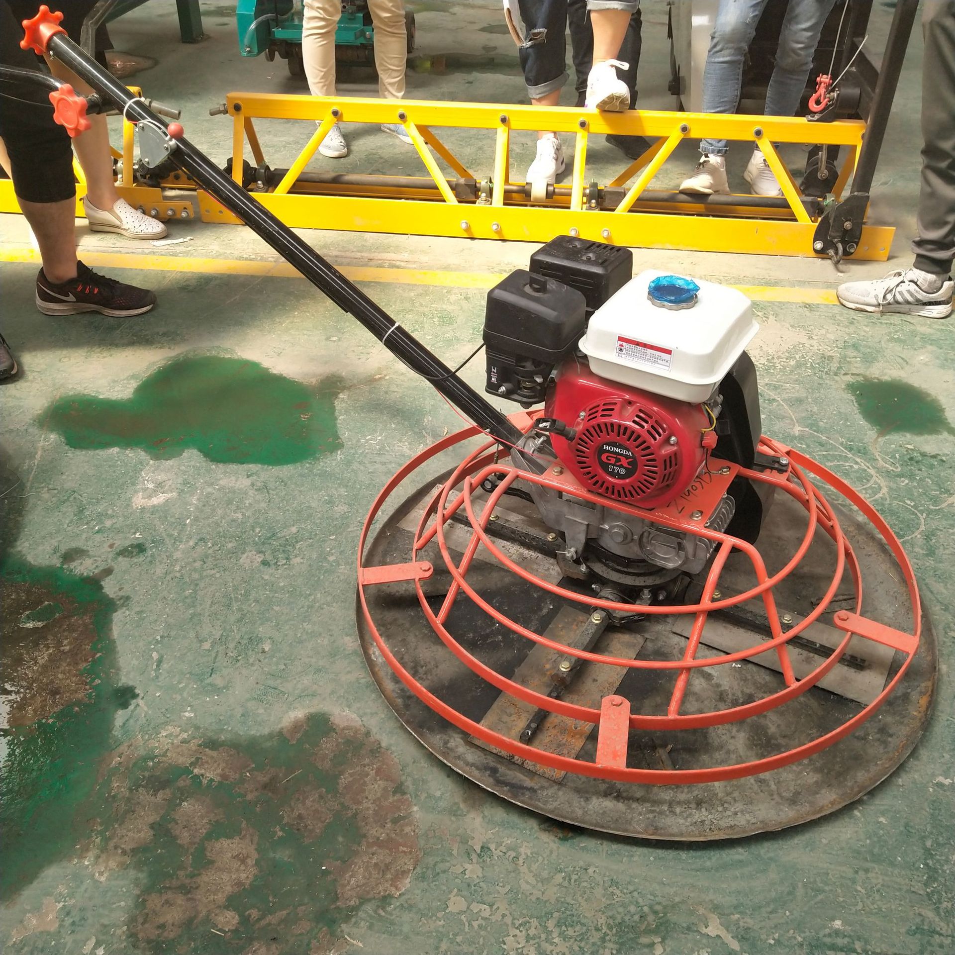 水泥路面汽油抹光机 小型手扶式水泥磨光机 混凝土抹平机厂家