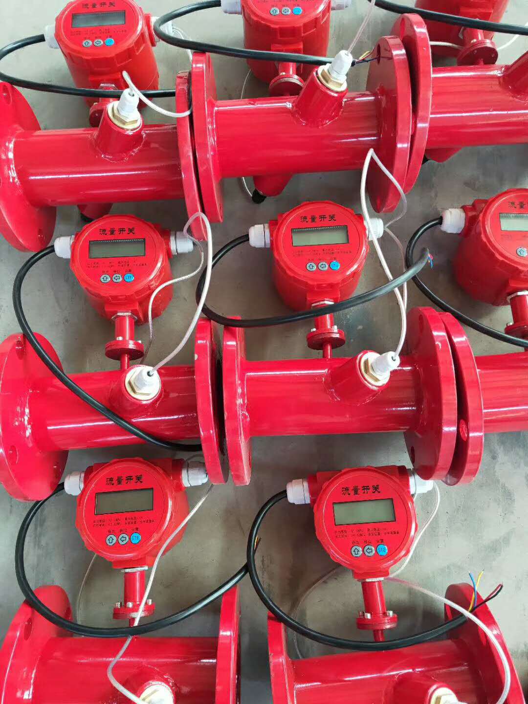 定制碳钢流量开关 消防器材 超声波流量计 管道法兰沟槽压力开关