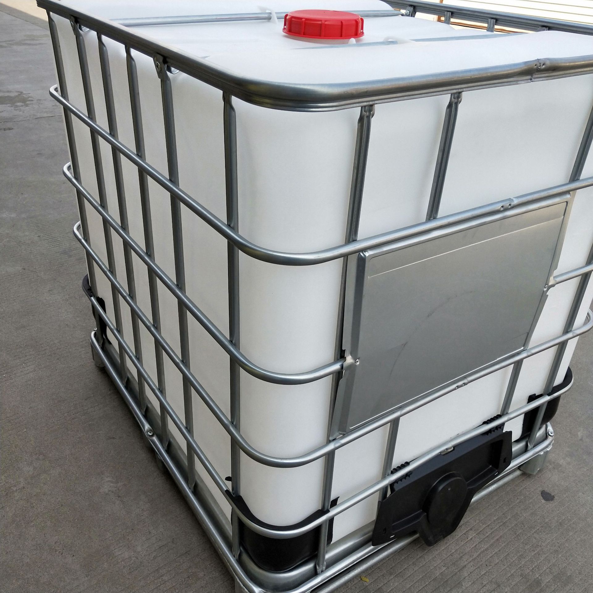 全新1000l防渗漏塑料吨桶ibc吨桶集装桶1000lhdpe耐酸碱塑料吨桶