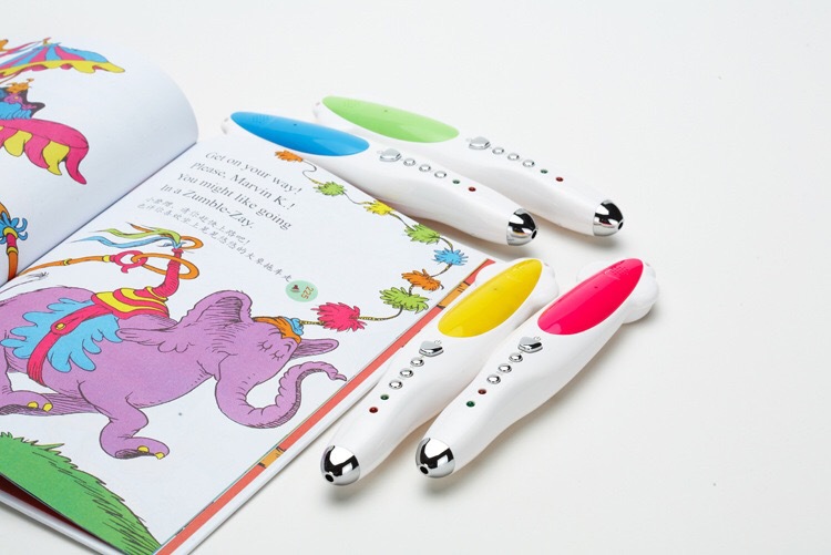 厂家定制点读笔英文发音笔儿童启蒙英语分级阅读英语点读笔学习笔