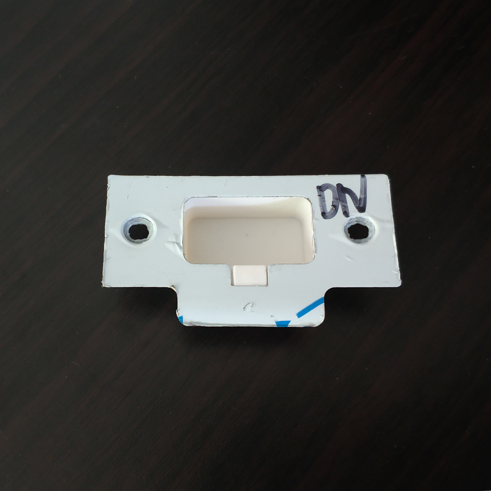 不锈钢锁舌挡片 锁扣板 三杆锁球锁门扣板 门扣板订做