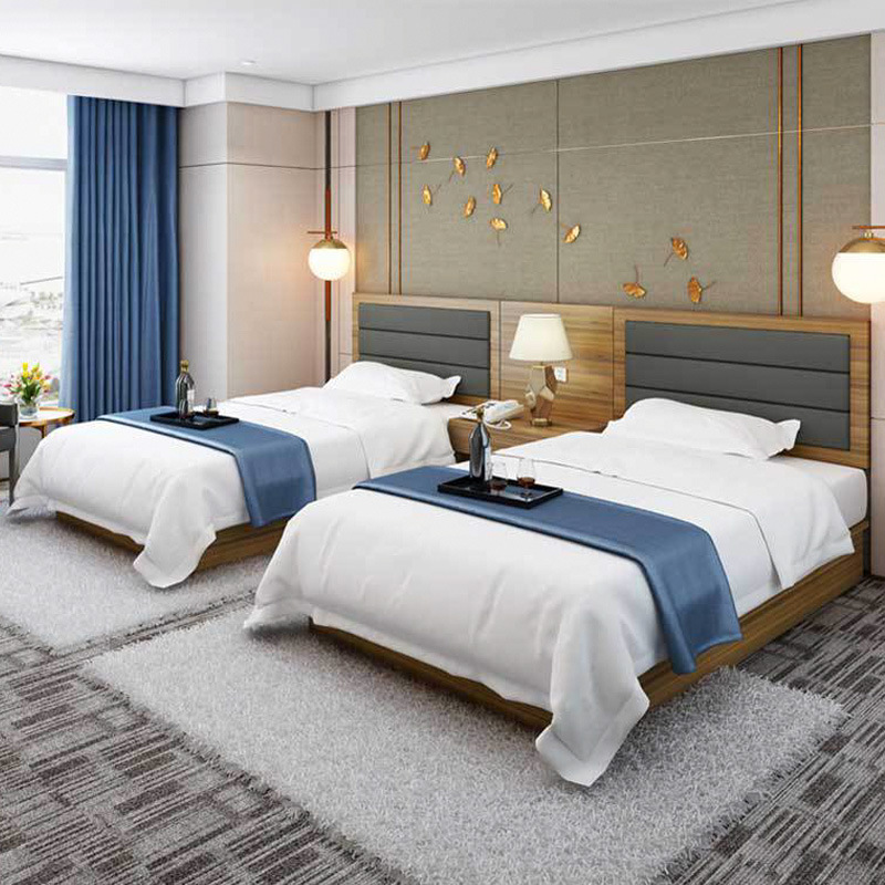 广西南宁宾馆床客房床公寓酒店床酒店单人床标间双床全套床