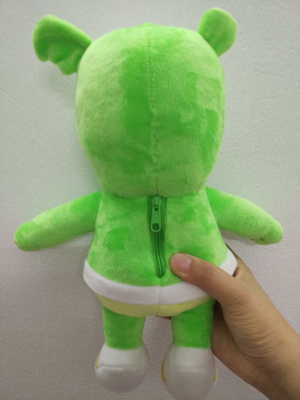 音乐橡胶熊 gummy bear plush 绿熊 毛绒玩具公仔 娃娃