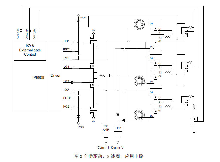 手机15w三线圈无线充电发射端ic英集芯ip6809过qi认证带ntc功能