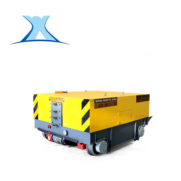 厂家批发工业轨道平车电动液压轨道平板车电磁吸盘搬运车