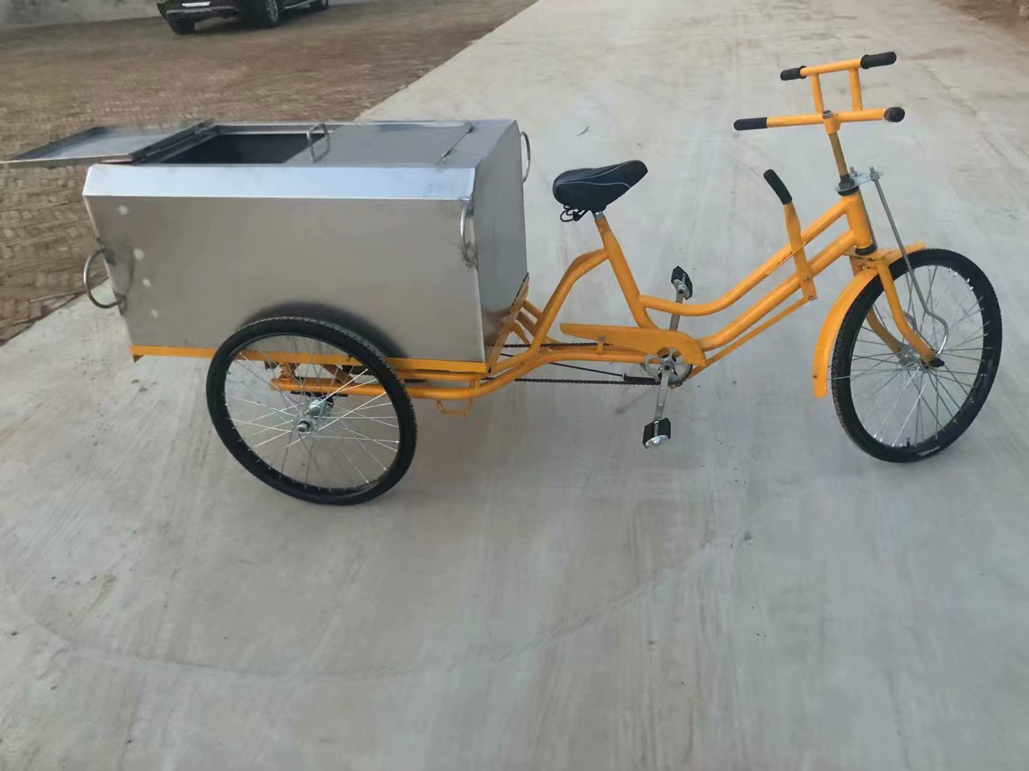 产地货源 不锈钢24型人力保洁三轮车 26型环卫保洁三轮车厂家批发