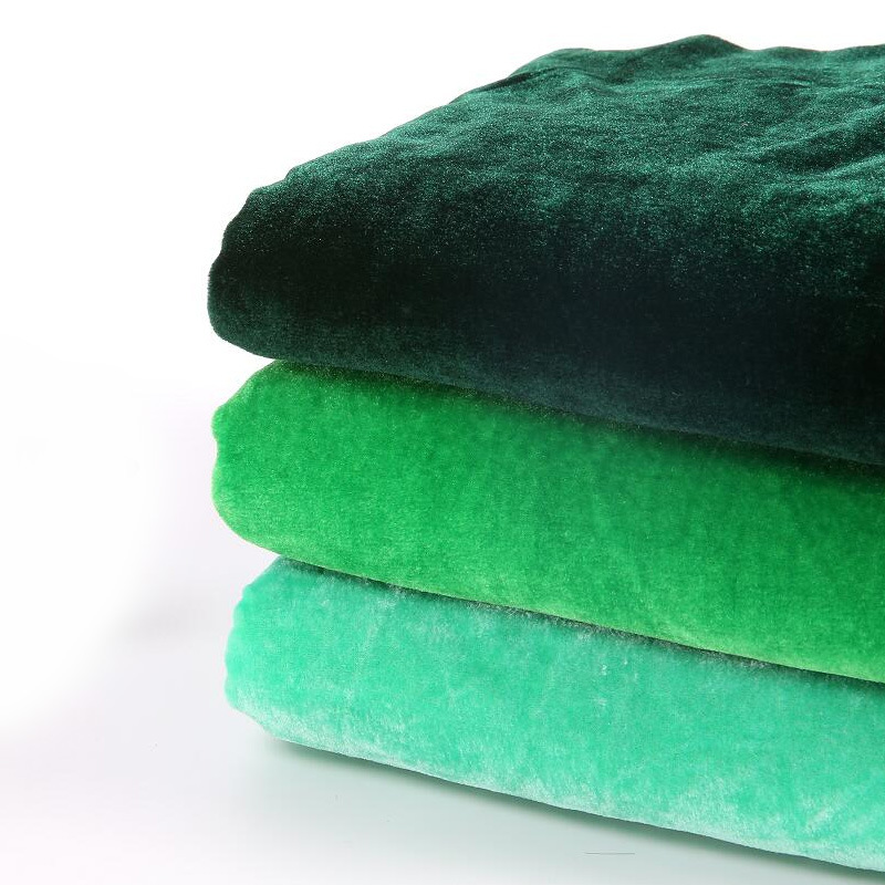 金丝绒布料面料墨绿色草绿色草原绿色绒布舞台背景布桌布台布窗帘