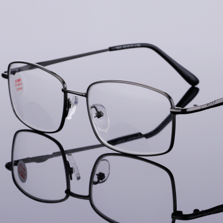 2020新款圆顶隐形双光老花镜 高清双光老花镜 看远看近眼镜男女款