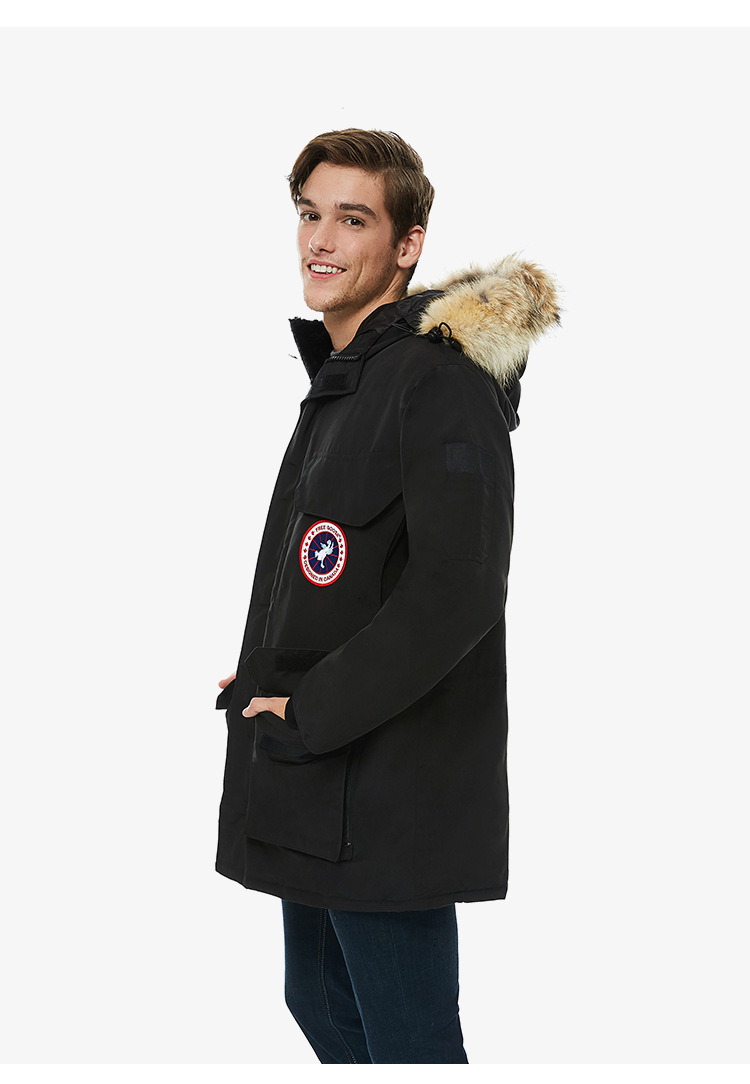 莆田安福货源canada free goose/加拿大自由鹅狼毛08远征款羽绒服