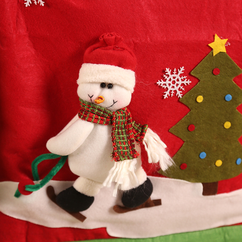 Christmas Decorations New Christmas Chair Cover Santa Claus Ski Chair Cover Christmas Dining Table Party Packaging
