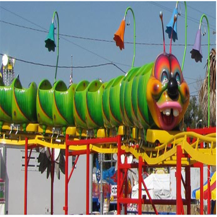 户外轨道火车儿童迷你过山车爬坡车滑行龙游乐设备电动大青虫