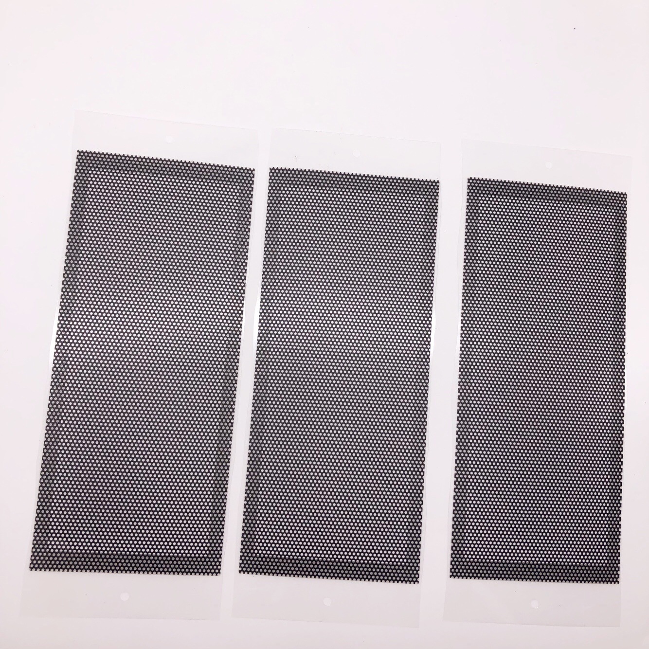 音箱小孔套位防尘网 电脑机箱粘胶防尘网 塑胶冲孔防尘喇叭网