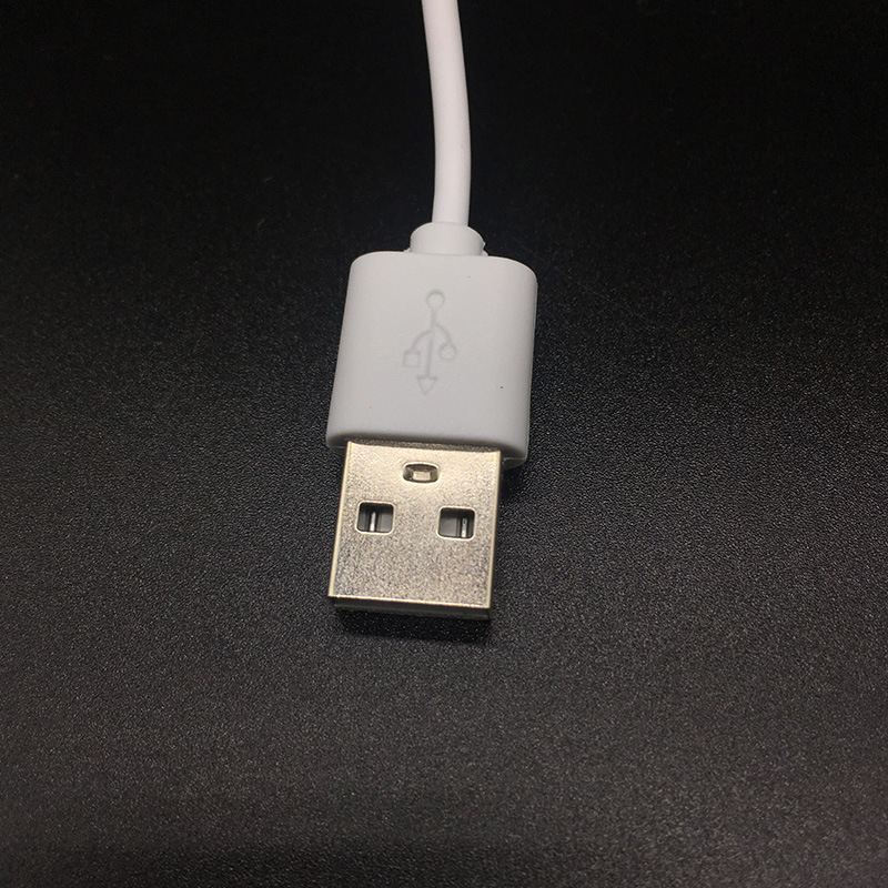 现货环保0.3米白色苹果手机充电线适用蓝牙耳机i9苹果数据线30cm