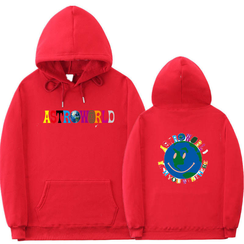 2020欧美款 astroworld 明星同款连帽运动衫 青春时尚