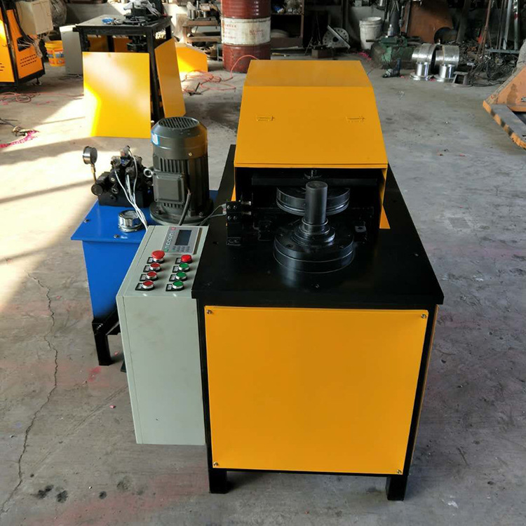 圆管起鼓机 管头轧筋机 汽车管件轧鼓机 管端连接起筋滚筋成型机