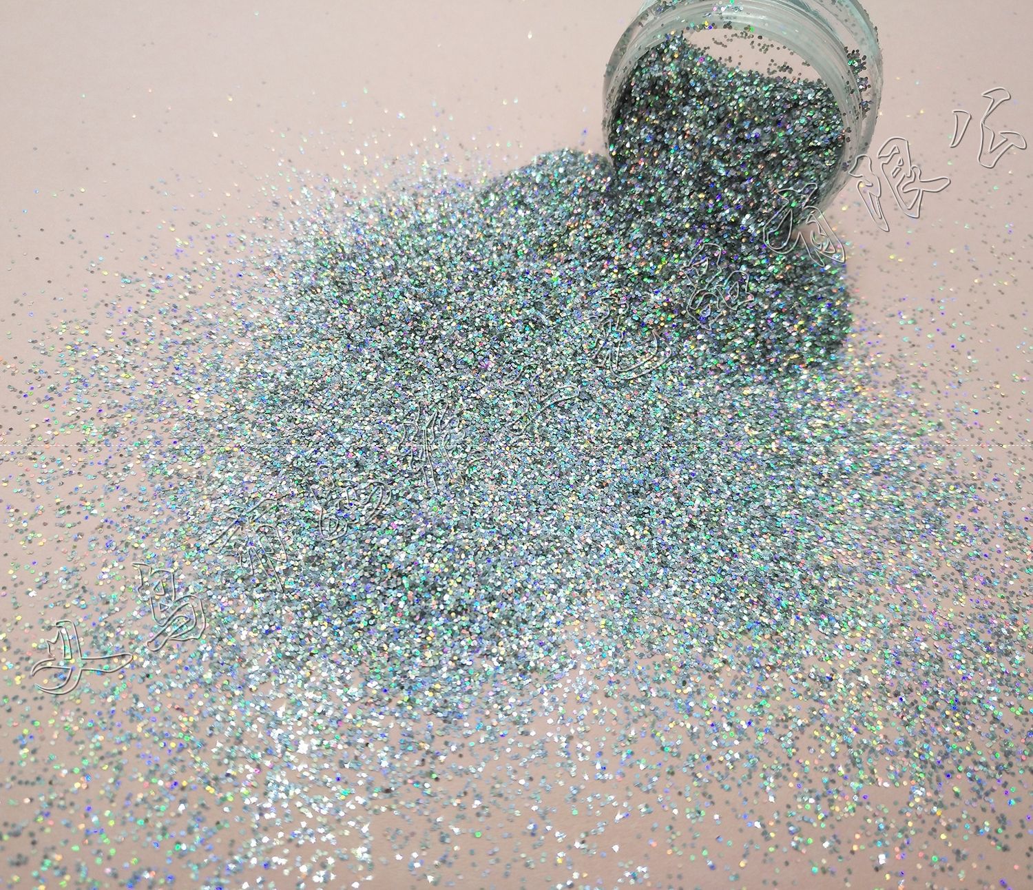 50克镭射银色0.2mmpet金葱粉美甲细闪粉亮片滴胶化妆圣诞礼品