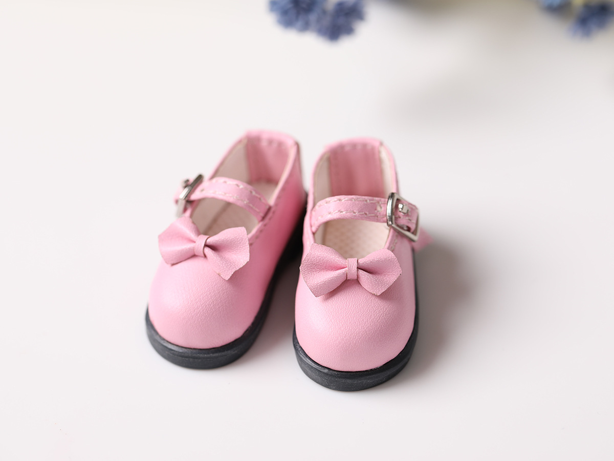 bjd娃娃sd娃娃鞋子1/6蝴蝶结公主鞋 平底鞋单鞋 百搭 新款