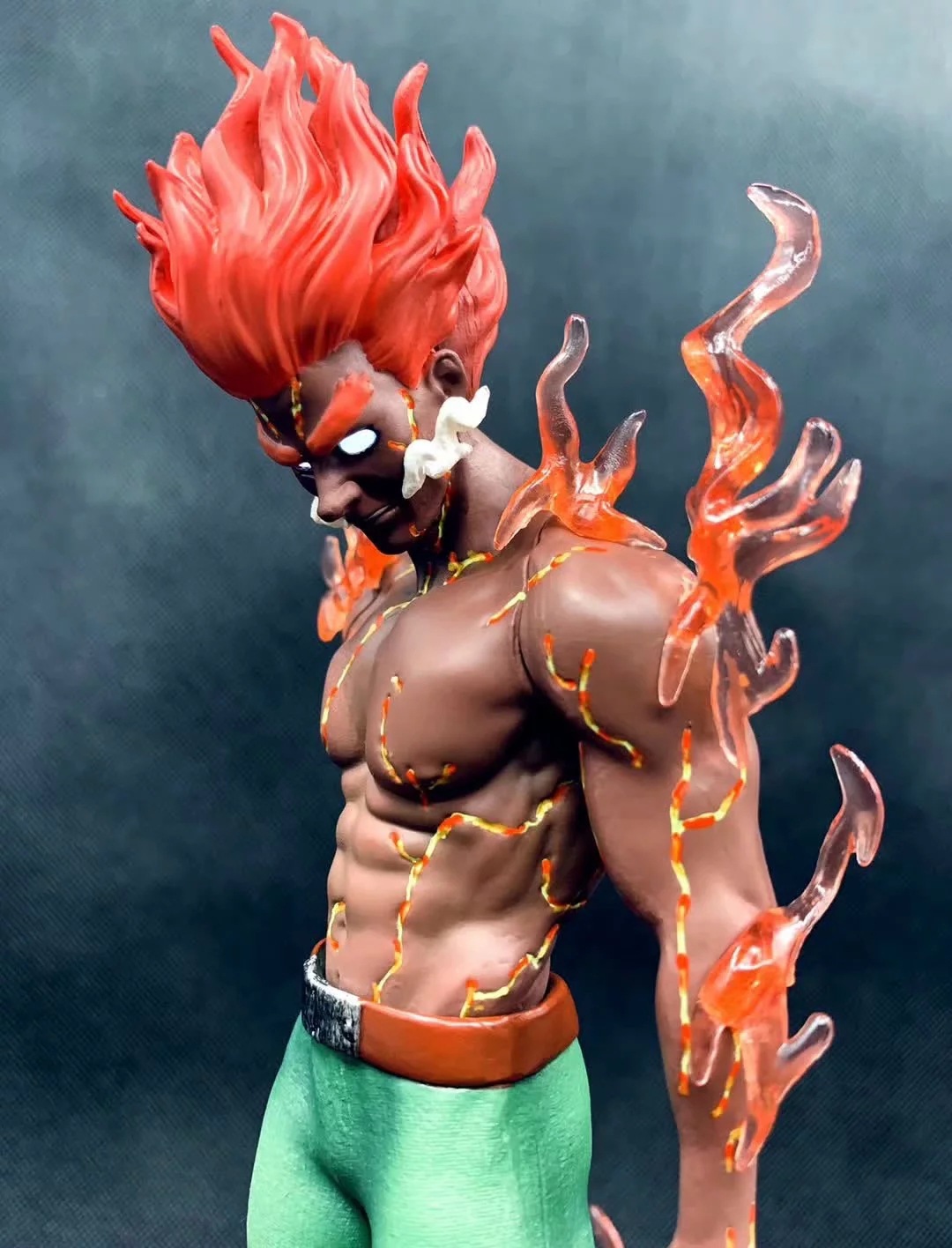 动漫玩具批发 火影 夜凯 gk 八门遁甲 带灯发光 雕像 盒装手办