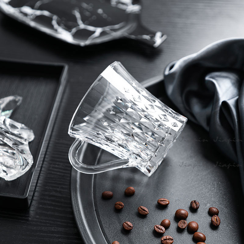 塑料咖啡杯 有手柄水杯 款饮料杯 餐厅酒店用品275ml