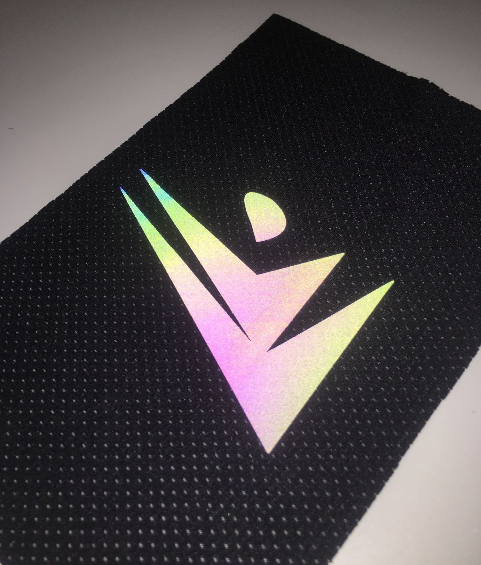 工厂烫画贴定制反光logo七彩反光烫画反光热转印反光贴纸