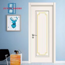 白色欧式简约实木复合免漆MDF木门环保耐用套装门室内卧室房间门