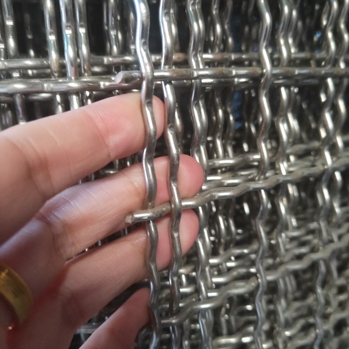 不锈钢轧花网不锈钢筛网钢丝编织网船厂钢丝网定做江苏厂家