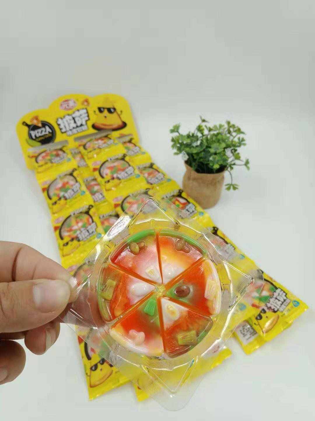 披萨糖 挂板橡皮软糖休闲零食水果味软糖包邮14克*40袋/包-阿里巴巴