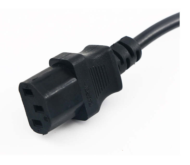 锦婷定制批发 日规式电源线 日式插头线日标鱼夹电源线