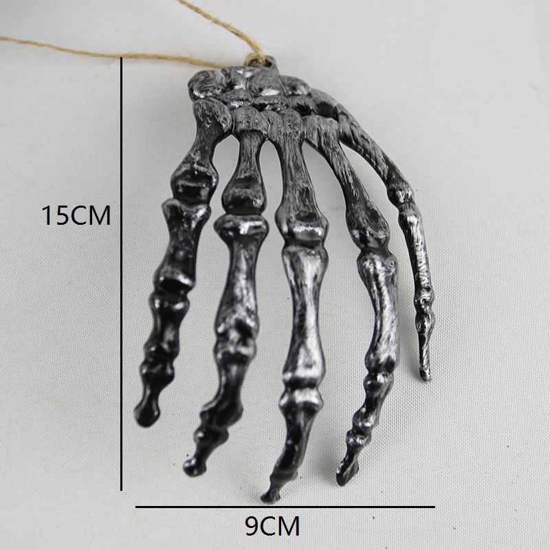 现货 万圣节装饰道具酒吧ktv密室道具 大六节骨手爪 骷髅鬼爪