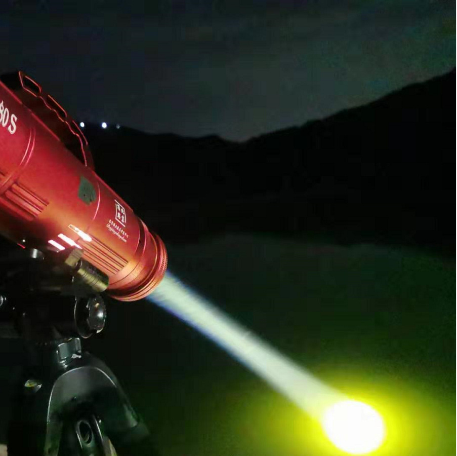 2020新款顶点 黑坑钓鱼灯双光超480w激光炮顶点夜钓灯b480